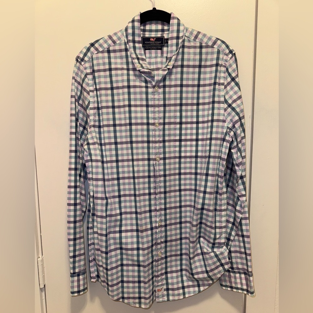 Vineyard Vines Men’s Small Slim Fit Murray Shirt - LS